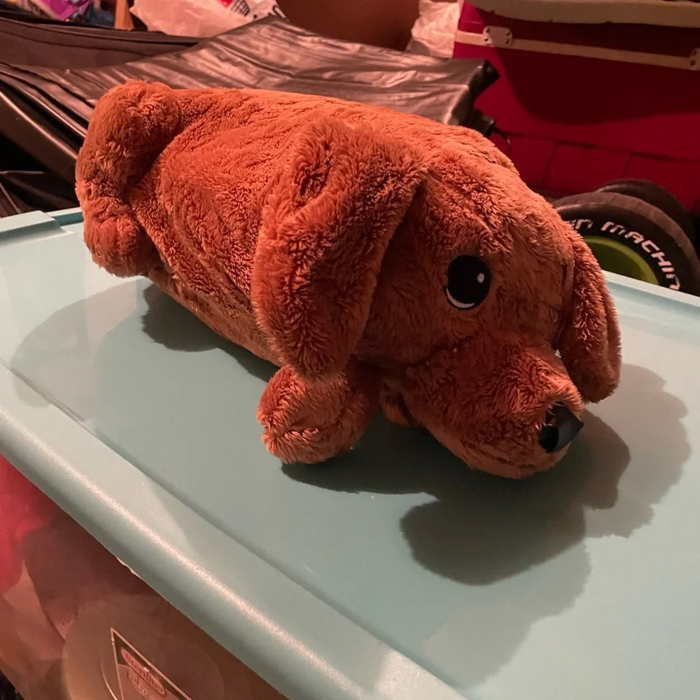 Memory plush wiener dog dachshund pillow “Frank” - Picture 1 of 8